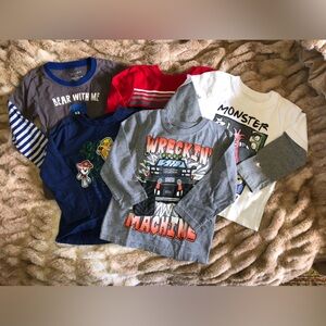 Boys 3T long sleeve shirts lot bundle
